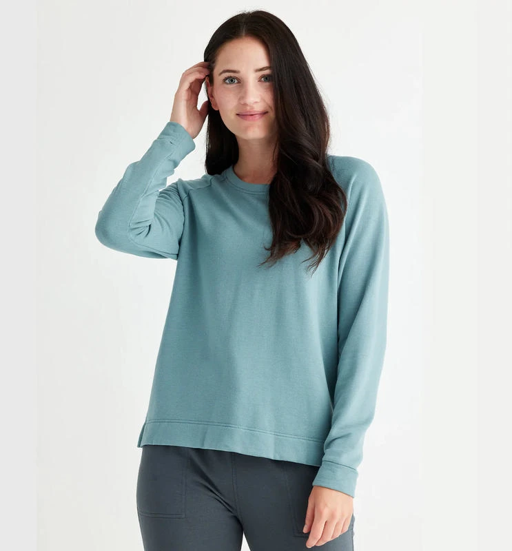 Free Fly Women's Bamboo Fleece Crewneck Pullover Free Fly Women's Bamboo Fleece Crewneck Pullover -Ski Outlet Shop 20595 STORMYSEA l