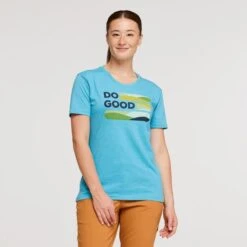 Cotopaxi Women's Do Good Stripe Organic T- Shirt