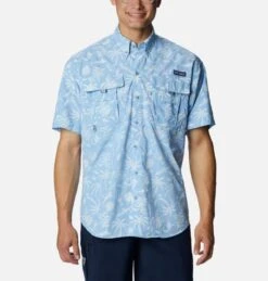 Columbia Men ’ S Pfg Super Bahama Short Sleeve Shirt