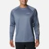 Columbia Men's Pfg Terminal Tackle Heather Long Sleeve Shirt