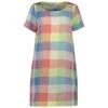 Foil Women's Class Act Plaid Linen Dress