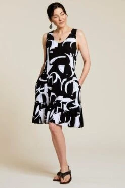 Tribal Women's Printed Sleeveless Dress