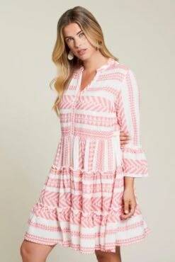 Tribal Women's Flared- Sleeve Dress