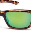 Suncloud Mayor Sunglasses (Tortoise, Polarized Green Mirror Lens)