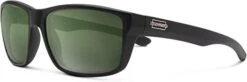 Suncloud Mayor Sunglasses (Matte Black, Polarized Gray Green Lens)
