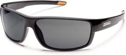 Suncloud Voucher Sunglasses (Black, Polarized Gray Lens)