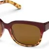 Suncloud Affect Sunglasses (Havana Red, Polarized Brown Lens)
