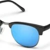 Suncloud Step Out Sunglasses (Matte Black, Polarized Blue Lens)