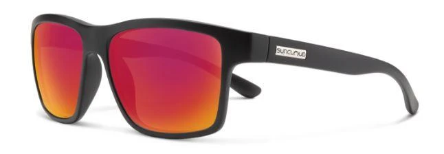 Suncloud A- Team Sunglasses (Matte Black, Polarized Red Lens) Suncloud A- Team Sunglasses (Matte Black, Polarized Red Lens) -Ski Outlet Shop 20878 DEFAULT l