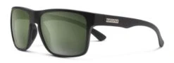 Suncloud Rambler Sunglasses (Matte Black, Polarized Green Lens)
