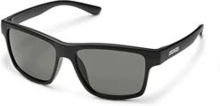 Suncloud A- Team Sunglasses (Matte Black, Polarized Gray Lens)