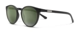 Suncloud Metric Sunglasses (Matte Black, Polarized Green Lens)