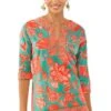 Gretchen Scott Split Neck Tunic - Glorious