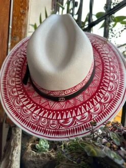Zahra Darwish Hand Painted Yucatan Hat - 4