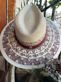 Zahra Darwish Hand Painted Yucatan Hat - 8