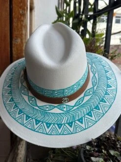 Zahra Darwish Hand Painted Yucatan Hat - 11