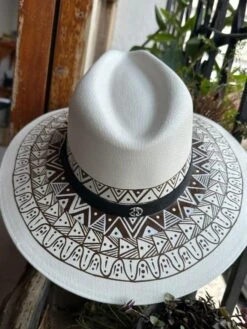 Zahra Darwish Hand Painted Yucatan Hat - 13