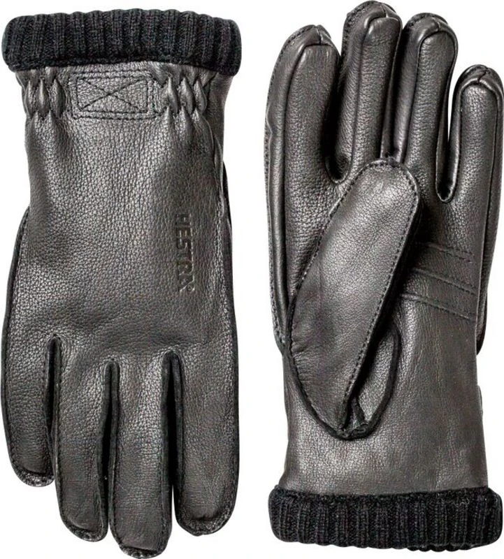 Hestra Mens Deerskin Primaloft Rib Glove Hestra Mens Deerskin Primaloft Rib Glove -Ski Outlet Shop 5404 BLACK l