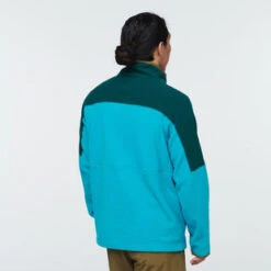 Cotopaxi Men's Abrazo Half- Zip Fleece Jacket -Ski Outlet Shop AbrazoHalf ZipFleeceJacketDeepOceanMineralBlue 4 700x