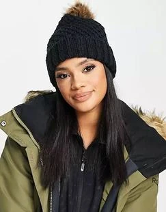 Roxy Women's Blizzard Beanie Roxy Women's Blizzard Beanie -Ski Outlet Shop BlizzardBeanieBK1