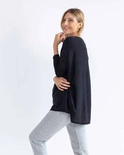 Mer- Sea Women's Catalina Sweater Mer- Sea Women's Catalina Sweater -Ski Outlet Shop CREWPS BLACK