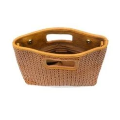 Joy Susan Rio Faux Cane Cutout Handle Tote 4 Joy Susan Rio Faux Cane Cutout Handle Tote -Ski Outlet Shop L8154 d