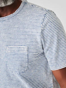 Faherty Men's Short- Sleeve Indigo Pocket Tee Faherty Men's Short- Sleeve Indigo Pocket Tee -Ski Outlet Shop MKC0120 c