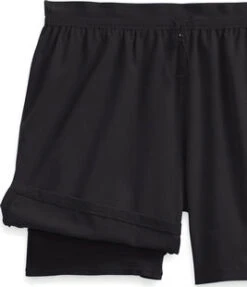 The North Face Men's Sunriser 2- In- 1 Short - 6 " -Ski Outlet Shop TNF NF0A5J77 7E 7EDetail 20TNF 20Black 480x565