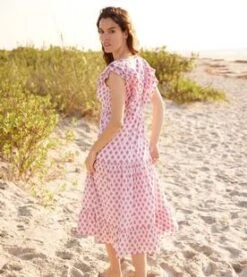 Hatley Women's Aria Midi Dress - Sunburst Cross -Ski Outlet Shop pdp main 311